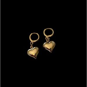 Heart Hanging Earrings